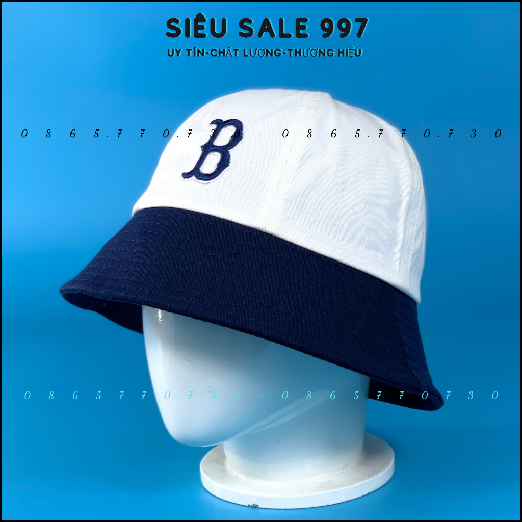 COMBO 1 CẶP 2 NÓN CHỮ B PHỐI MÀU,  THỜI TRANG CAO CẤP