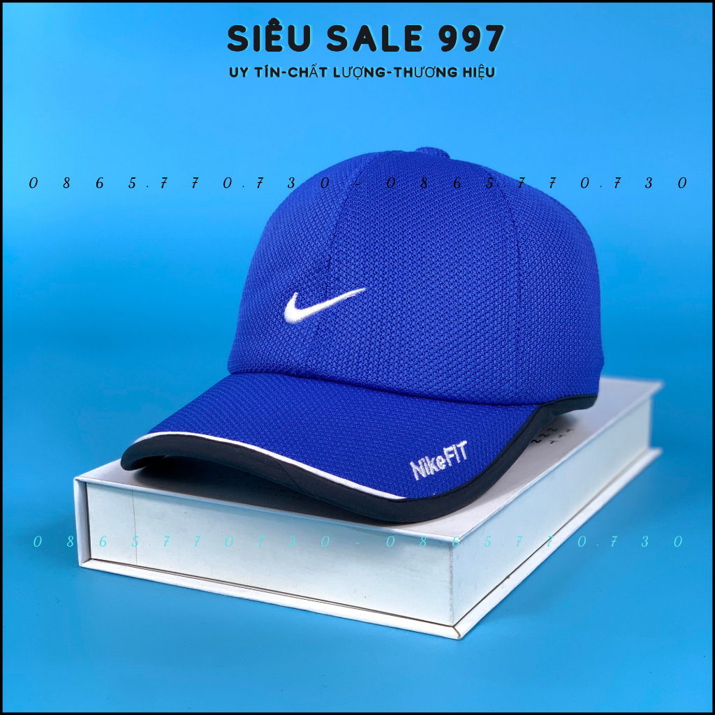 NÓN THỂ THAO TENNIS LƯỚI LOGO NAI 2 MÀU VẢI NHẸ FORM ÊM ĐẦU THOÀNG KHÍ