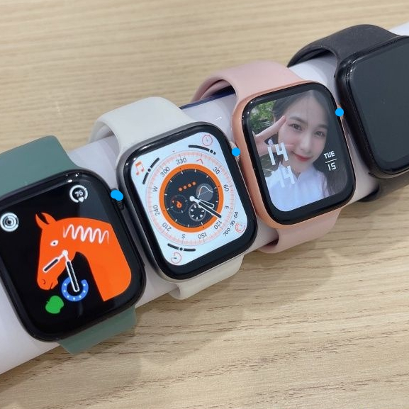 Đồng Hồ Thông Minh Smartwatch Nam Nữ Series 8 T800 PRO MAX Hiwatch Pro Viền Thép - Cảm Ứng Mượt Mà - Kháng Nước IP67