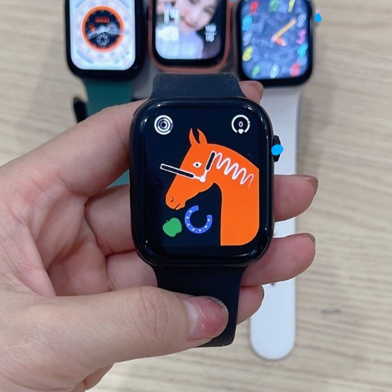 Đồng Hồ Thông Minh Smartwatch Nam Nữ Series 8 T800 PRO MAX Hiwatch Pro Viền Thép - Cảm Ứng Mượt Mà - Kháng Nước IP67