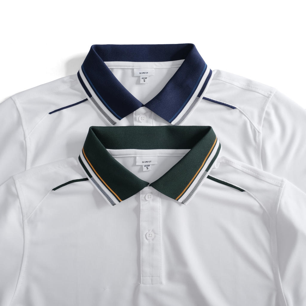 Áo POLO BASICPLUS vải POLY COOLMAX Siêu thông thoáng, thấm hút tốt và nhanh khô A02-131