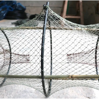 lưới lờ Bẫy Cá lóc, sặc, lươn, cua, cá vành nhựa lưới dầy