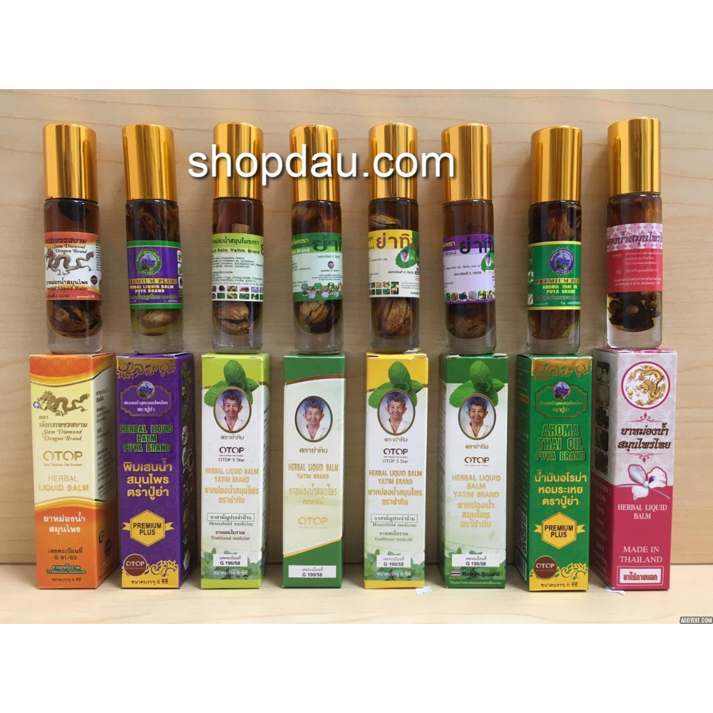 Dầu lăn thảo dược 25 vị Thái Lan