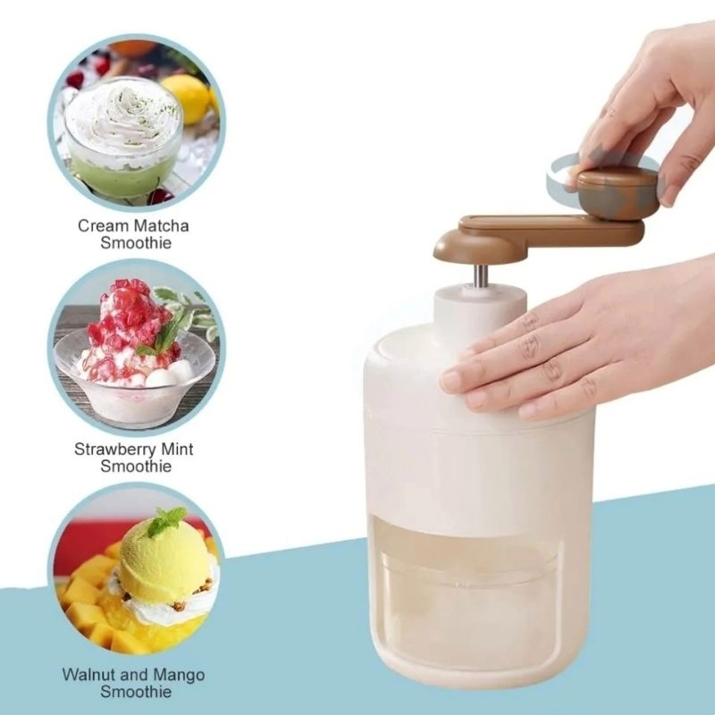 Máy Bào Đá Cầm Tay Mini Máy Xay Đá Tuyết Đa Năng