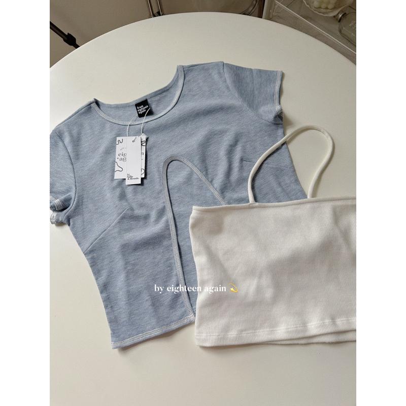 Áo croptop Liu Top 18made ✿ 𝐁𝐲 𝐄𝐢𝐠𝐡𝐭𝐞𝐞𝐧 𝐀𝐠𝐚𝐢𝐧