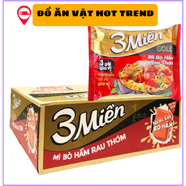 Mì Ba Miền 30 gói x 75g đủ vị