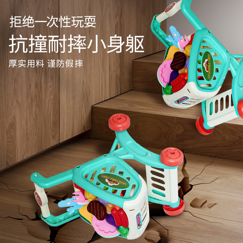 Đồ Chơi Xe Đẩy Mua Sắm Đi Siêu Thị Cho Bé