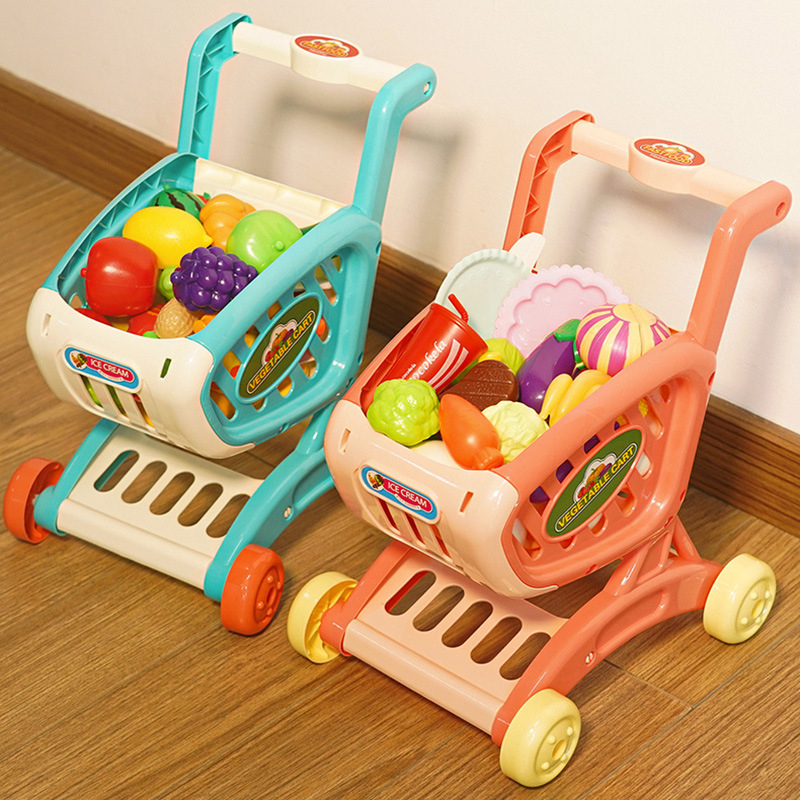 Đồ Chơi Xe Đẩy Mua Sắm Đi Siêu Thị Cho Bé