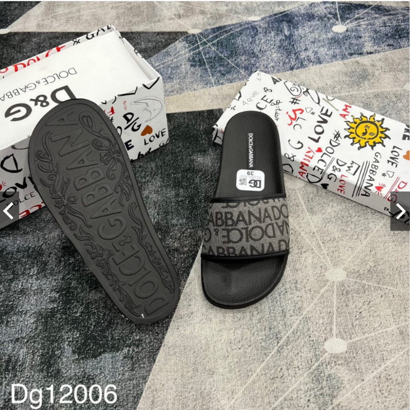 Dép Quai Ngang DG Nam In Logo Chữ Siêu Đẹp - Dép DG Nam Đế Cao Su Siêu Xịn