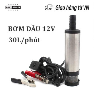 Máy bơm chìm bơm dầu bơm nước mini 12v phi 38mm