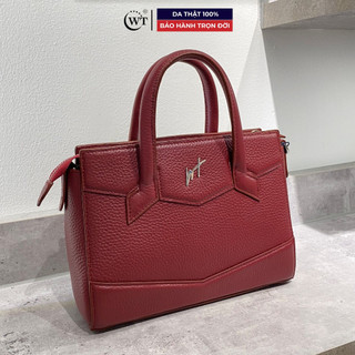 TÚI XÁCH NỮ WT Leather VICTORIA Da Bò Thật . Màu Đen, Cam, Đỏ