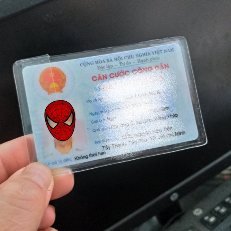 MVP3293 Bọc Thẻ Dán Hình Ngộ Nghĩnh, Cá Tínhh