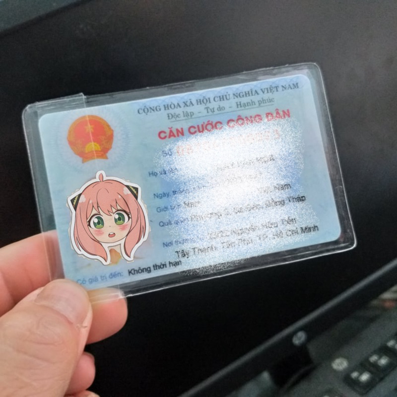 MVP3293 Bọc Thẻ Dán Hình Ngộ Nghĩnh, Cá Tínhh