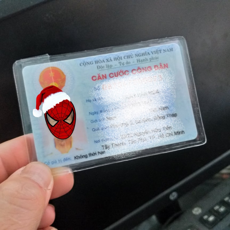 MVP3293 Bọc Thẻ Dán Hình Ngộ Nghĩnh, Cá Tínhh