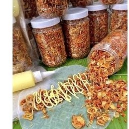 Muối tép hành phi