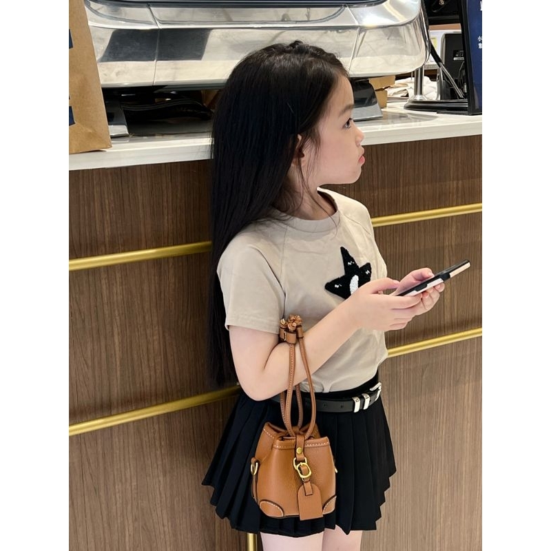 2023 Túi mini da mềm đeo chéo, cầm tay cho bé gái