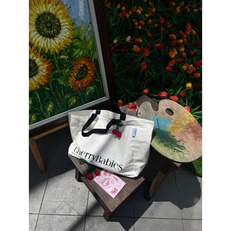 Túi Canvas Cherry Babies