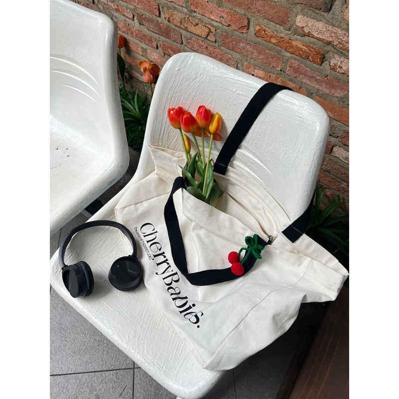 Túi Canvas Cherry Babies