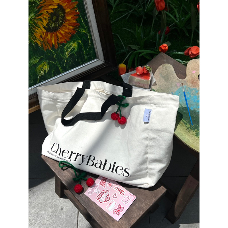 Túi Canvas Cherry Babies