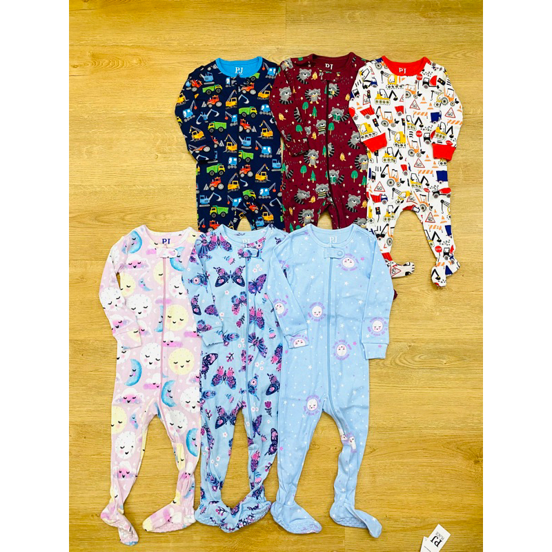 Sleepsuit cho bé trai bé gái sơ sinh body chip baby NN002