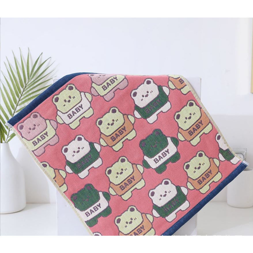 Ninikids: khăn mặt cotton 40*35 cm cho bé và gia đình