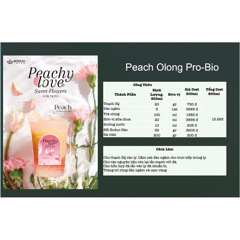 Mứt hoa hồng Boduo hộp 1kg