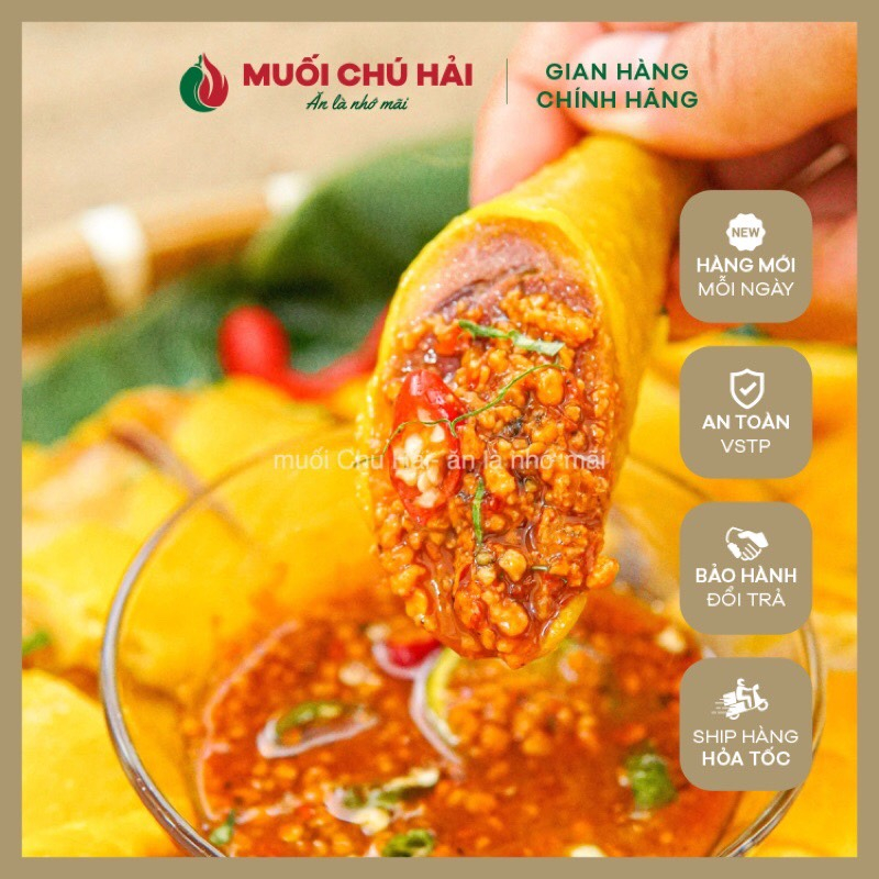 Sốt chấm siêu cay chú Hải - Muối chú Hải - Ăn chay được