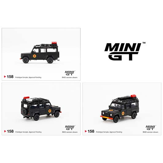 Mini GT Box Version #158 Land Rover Defender 110 Badan Intelijen Negara Indonesia Xe mô hình 1:64 chính hãng - Saigontoy