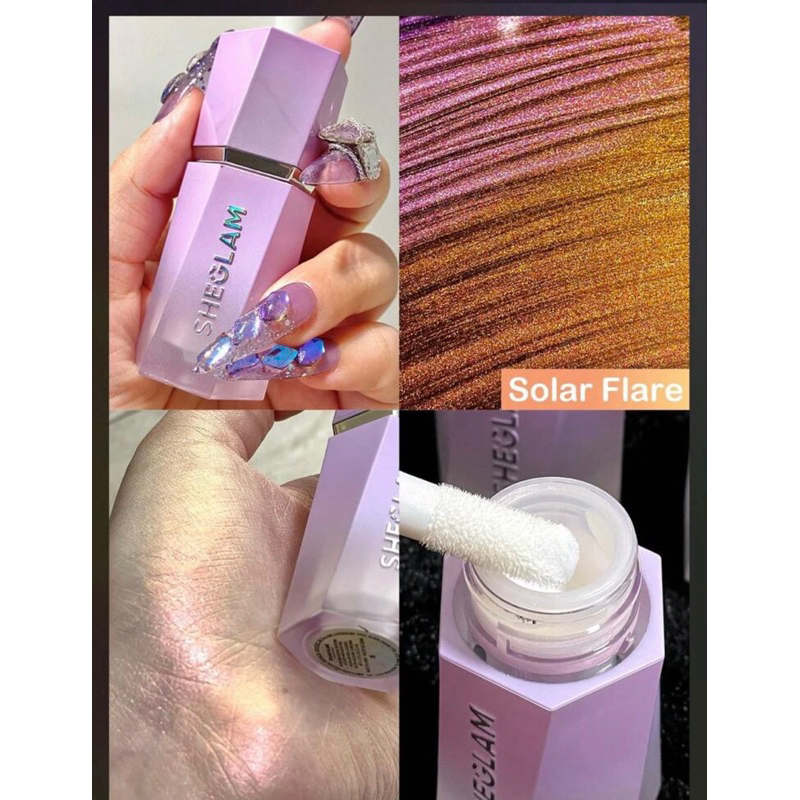 SHEGLAM Chroma-Glow Hightlight bắt sáng.