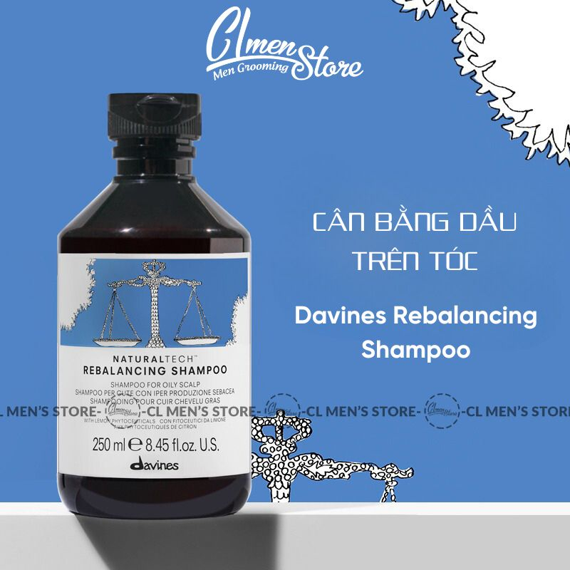 Dầu gội Cân bằng dầu trên tóc Davines NaturalTech Rebalancing - 250ml & 1000ml | BigBuy360 - bigbuy360.vn