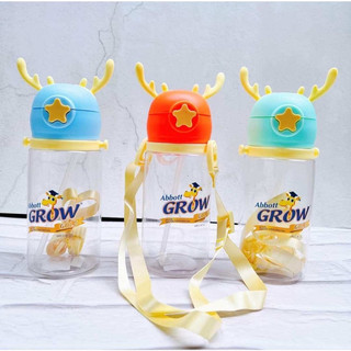 Bình nước Hươu Abbot Grow siêu cute có dây đeo 560ml