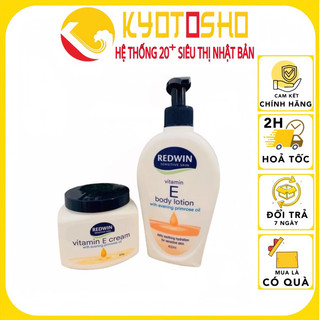 Kem dưỡng da bổ sung vitamin E REDWIN 400ml / 300gr chính hãng, kem dưỡng ẩm