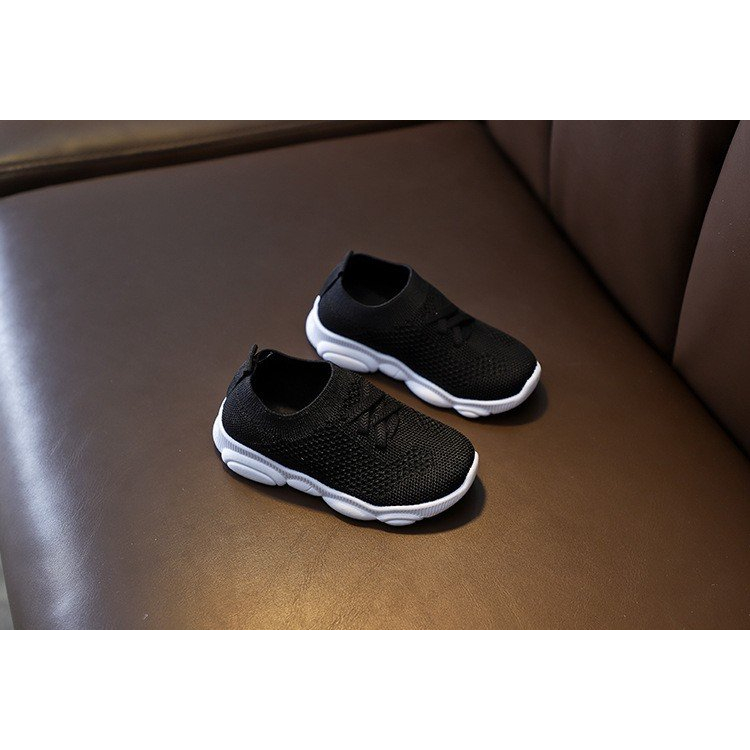 Giày Lười Trẻ Em Cổ Chun Đế Siêu Mềm Hình Gấu Dành Cho Bé Yêu 1915