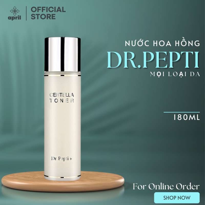 Nước Hoa Hồng Toner Dr.Pepti Centella Giúp Se Khít Lỗ Chân Lông, Dưỡng Da Căng Bóng Hàn Quốc 180ml | BigBuy360 - bigbuy360.vn