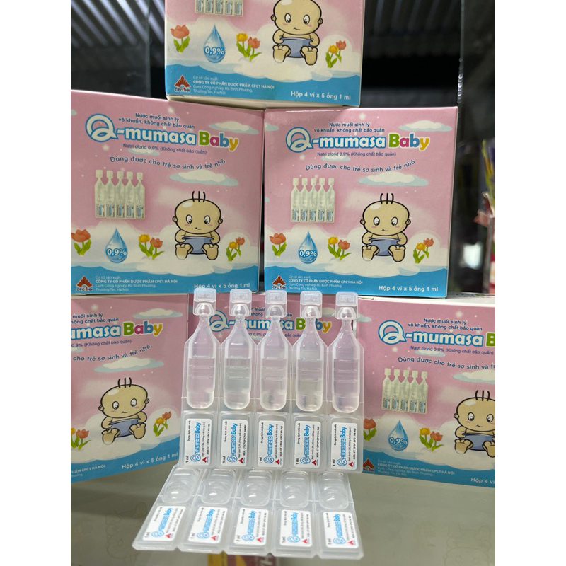 Nước muối sinh lý cho trẻ sơ sinh Q-mumasa baby