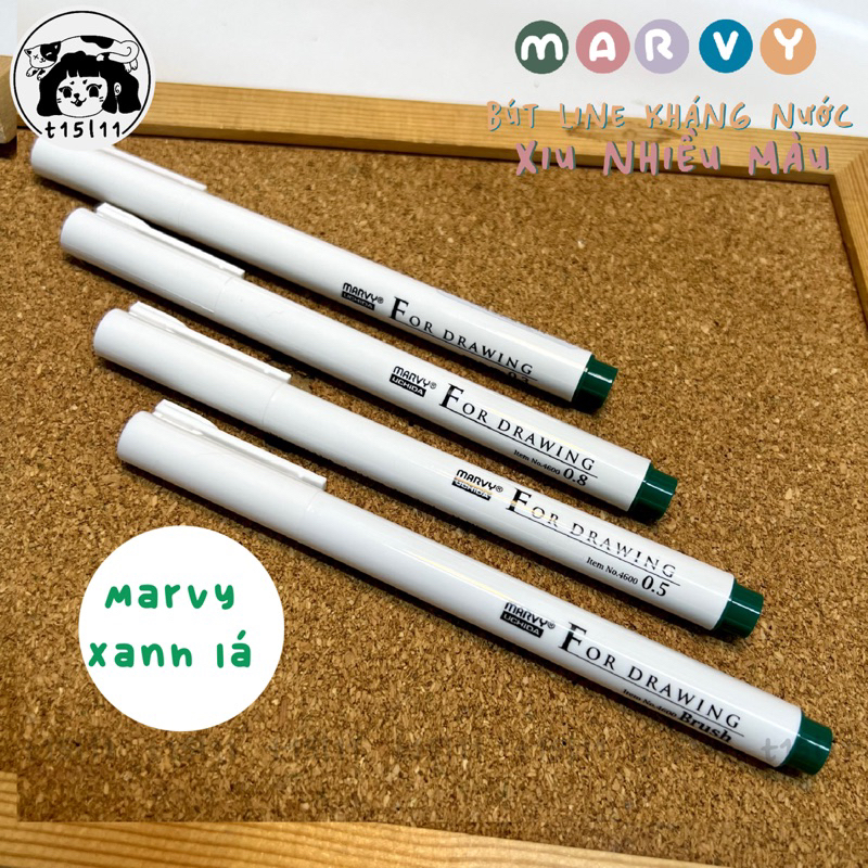 Bút line kháng nước MARVY UCHIDA nhiều màu
