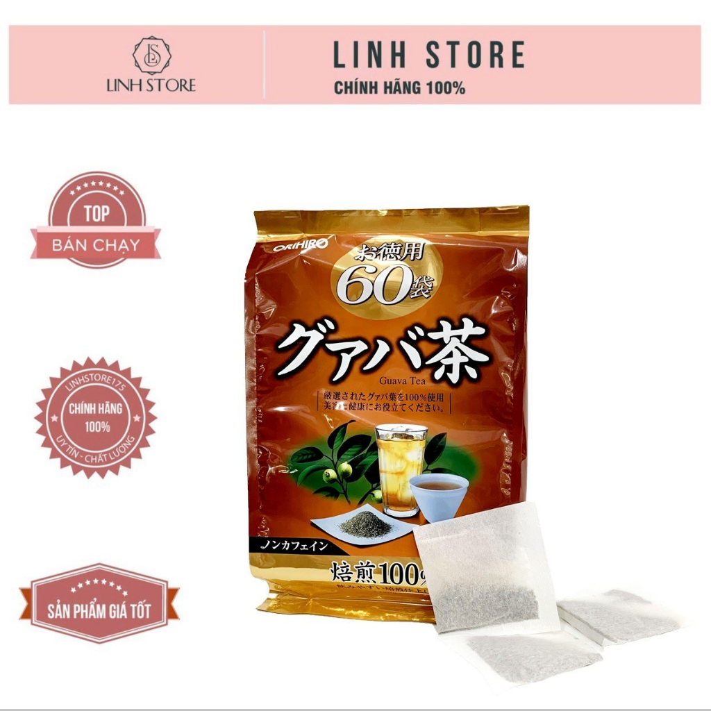 Mã, tên hàng: TRÀ ORIHIO ỔI GIẢM CÂN 60 GÓI