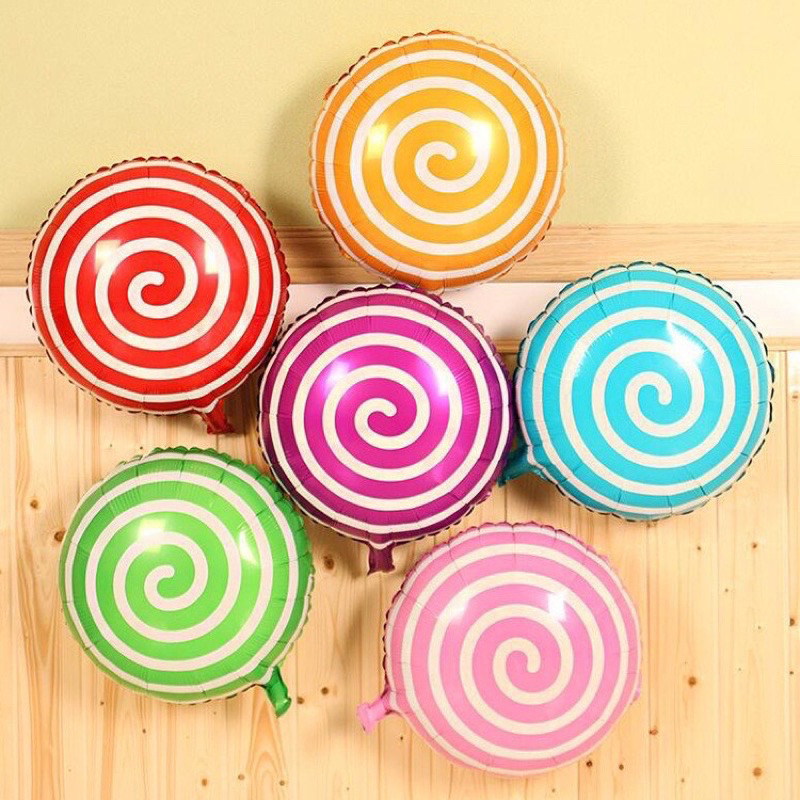 🎈🎈Bóng hình KẸO XOÁY  trang trí sinh nhật, thôi nôi, decor