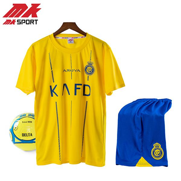 Quần áo bóng đá, đồ đá banh in tên, in áo bóng đá theo yêu cầu, ronaldo Al Nassr 2023  HUNGSPORT TN