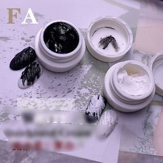 Gel xi măng Đen Trắng trang trí móng(vynail)