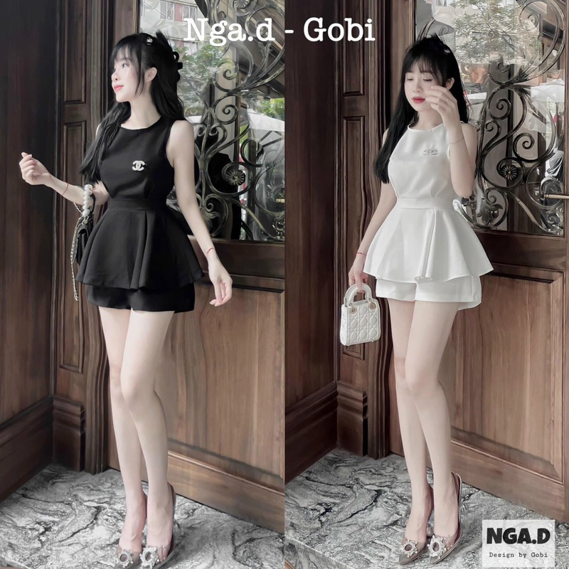 SET ÁO BA LỖ ĐÍNH TAG ĐÁ ĐUÔI TÔM KÈM QUẦN