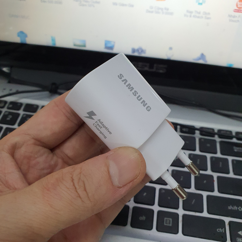 Bộ Sạc Nhanh Samsung 18W-TA600 Chính Hãng , Dùng Cho S10plus/S10/Note9/S9/Note8/S8/A31/A51...