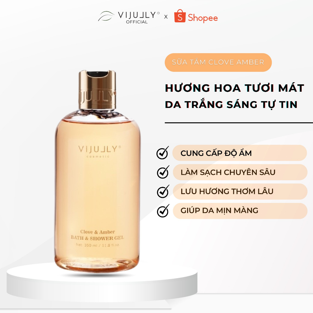 Sữa Tắm Hương Nước Hoa Vi Jully - Clove & Amber - VI JILLY OFFICIAL