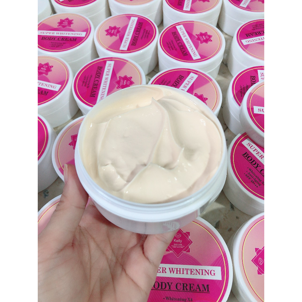 🌸  Kem Body KELLY Trắng Da Cấp Ẩm Thoa Lên Là Trắng Không Bết Rít