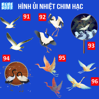 Hình ủi, hình ép nhiệt Chim Hạc 16