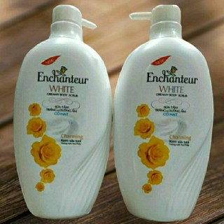 SỮA TẮM ENCHANTEUR CHARMING HẠT 650G TRẮNG DA DƯỠNG ẨM SẠCH DA CHẾT