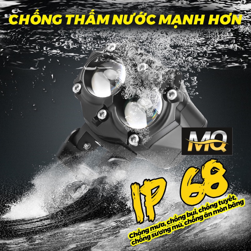 Đèn Trợ Sáng Bi Cầu Mắt Cú 2 Mầu 12vl M3MINI