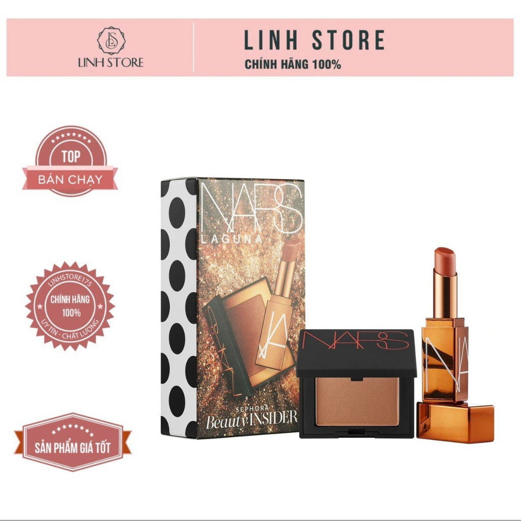 SET NARS LAGUNA SEPHORA BEAUTY INSIDER ( SON 1.1g + PHẤN MÁ 2.5g)