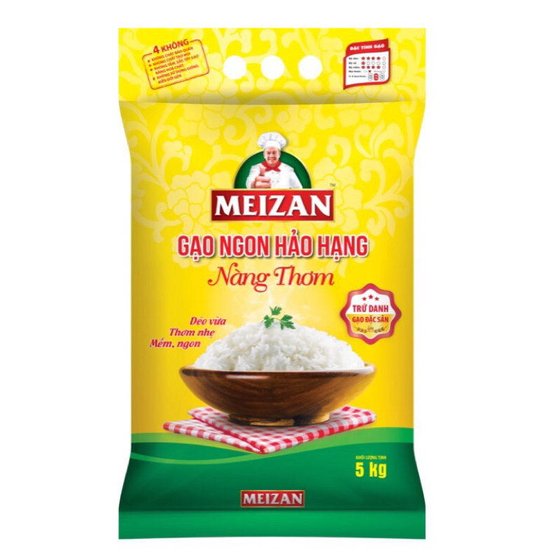 5kg gạo ngon Meizan nàng thơm dẻo mềm