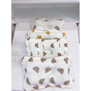 Gối xô chữ nhật bé bé thiết kế lõm chống bẹp êm mềm-hanna kids
